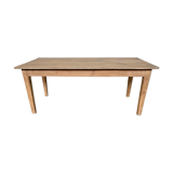 Farm table bistro bar restaurant oak workshop