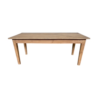 Farm table bistro bar restaurant oak workshop