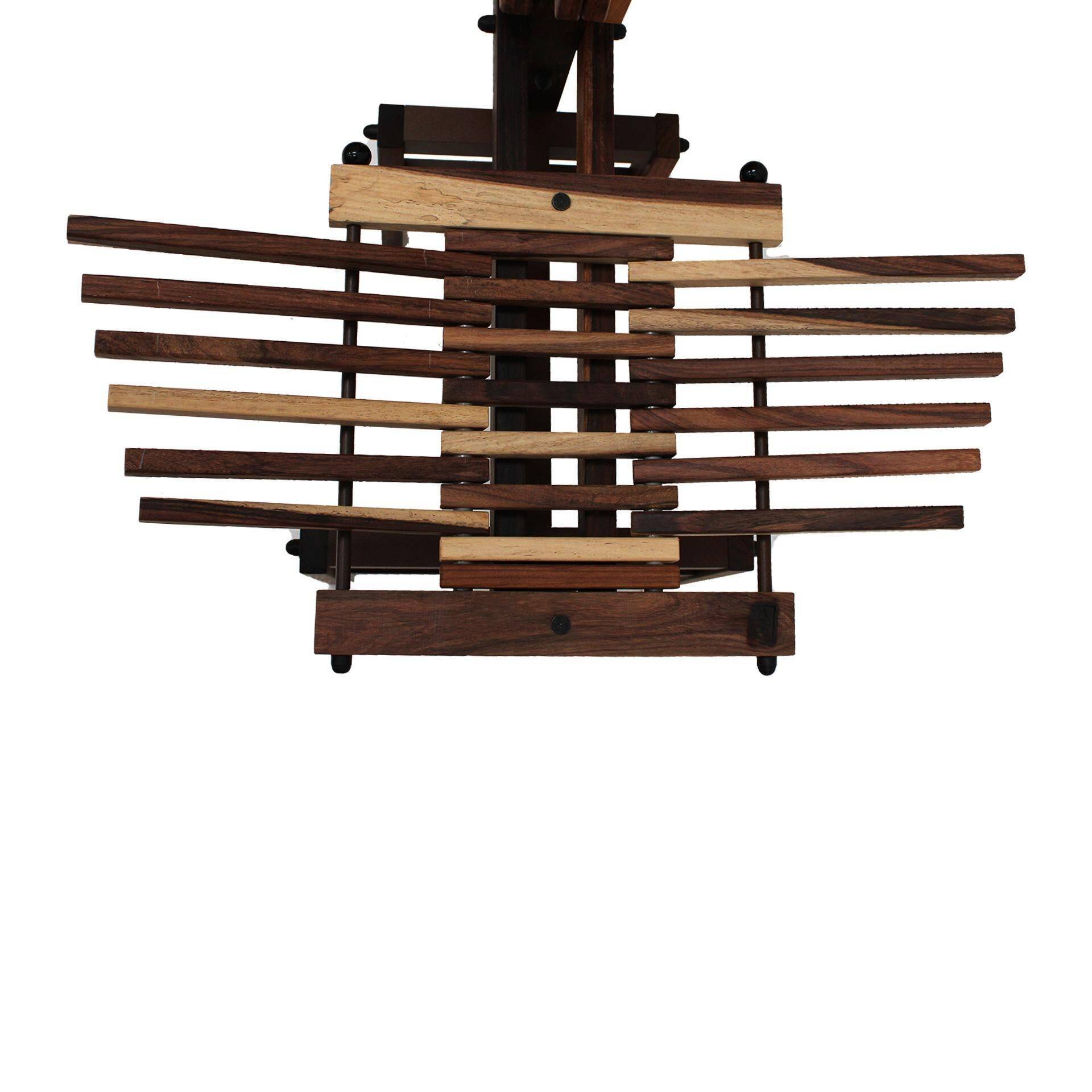 Italian Sculptural Wooden Chairs Sono by Anacleto Spazzapan, 1980s, Set of Two