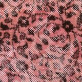 Vintage Pink & Brown Bordered Style Rug, 203x299Cm