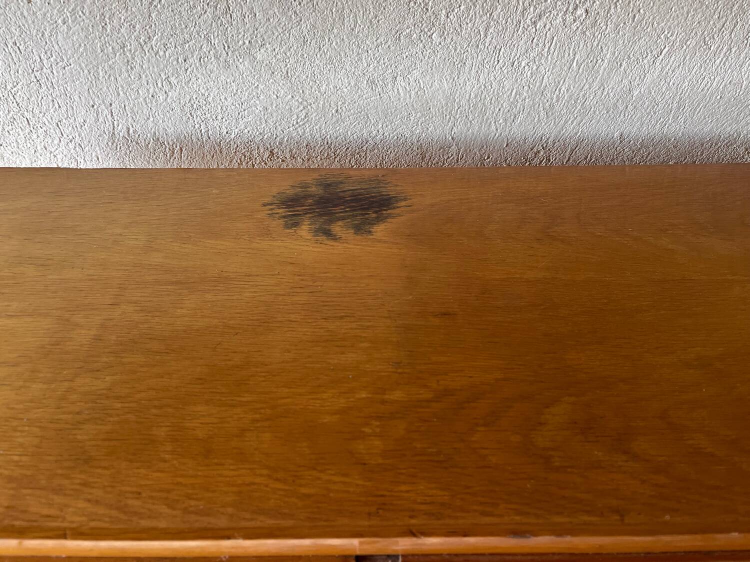 Vintage 70s double curtain filing cabinet