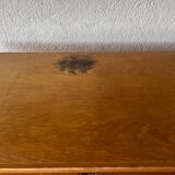 Vintage 70s double curtain filing cabinet