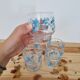 Vintage veronica arcopal myosotis glasses