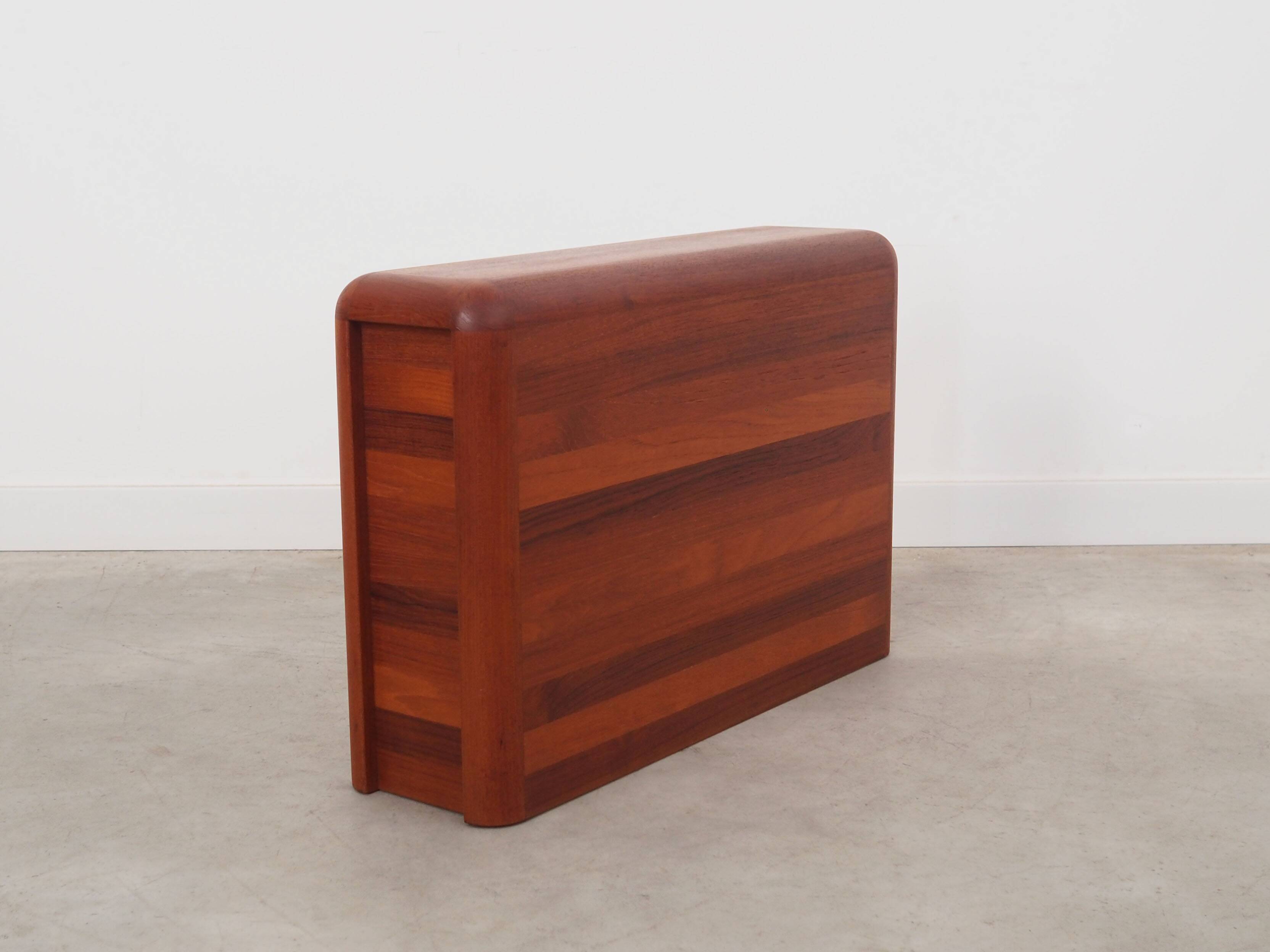Teak newspaper holder, Danish design, 1970s, production: Denmark