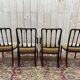 Paire de fauteuils et paire de chaises anglaises
