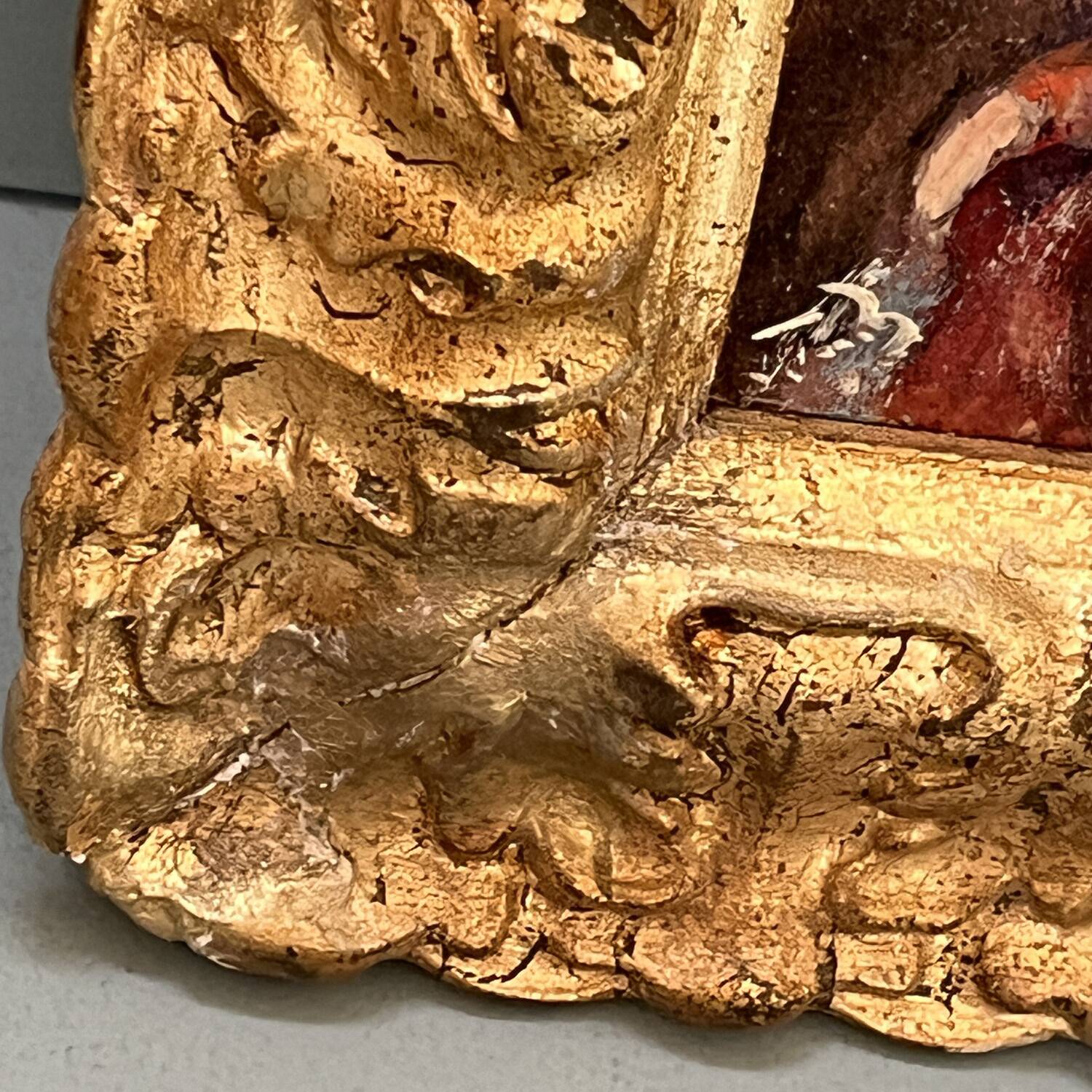 Table from the early 20th century "The Spanish Woman" signed JJB