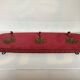 Porte manteau baroque velours grenat bordeaux