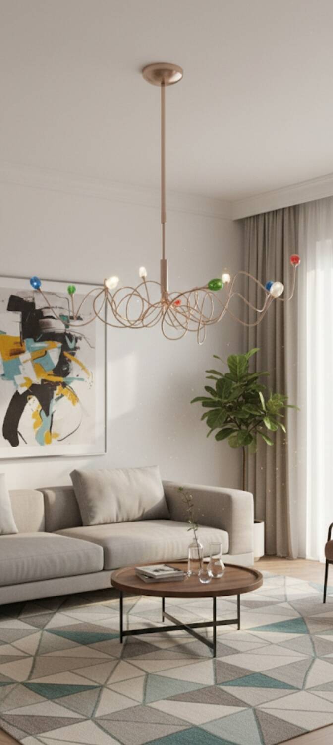 Lustre Design Modular Trio Lights - New - Wingspan up to 120 cm
