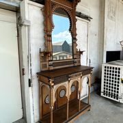 Console et son miroir égypte vers 1880 Atelier De Giuseppe Parvis
