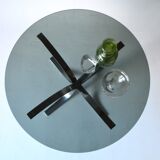 glass bass table