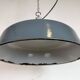 Industrial Grey Enamel Pendant Lamp from Siemens, 1930s