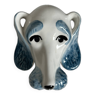 Ceramic dog head