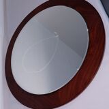 Miroir scandinave vintage en palissandre, années 1970