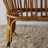 Cradle of the 1950s rattan