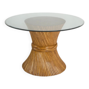 Table de salle à manger - rotin
