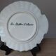 Fish-shaped plate with Breton Les Sables d'Olonne Vintage