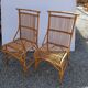 Pair of rattan chairs
