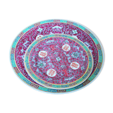 Vintage Mun Chou Longevity Chinese Plates