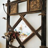 Art Deco mental door locker
