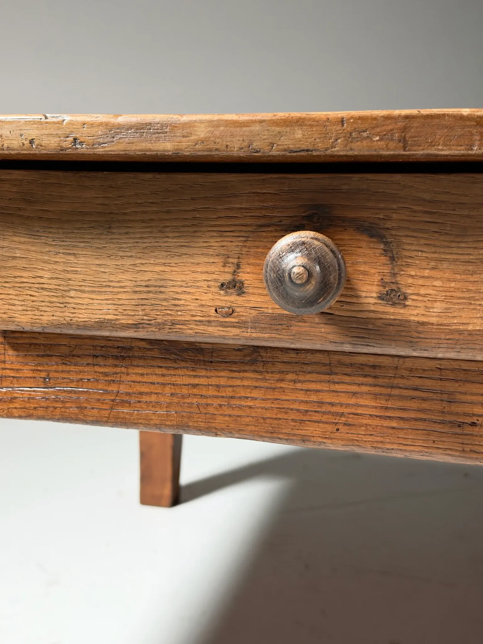 French coffee table 19th century oak