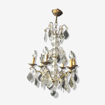 Old chandelier with tassels