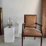 Louis XVI Jacob style armchair beige trim