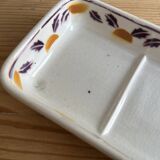 Bathroom set / earthenware soap dish Digoin Sarreguemines