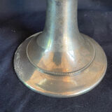 Cup/bezel in metal and glass