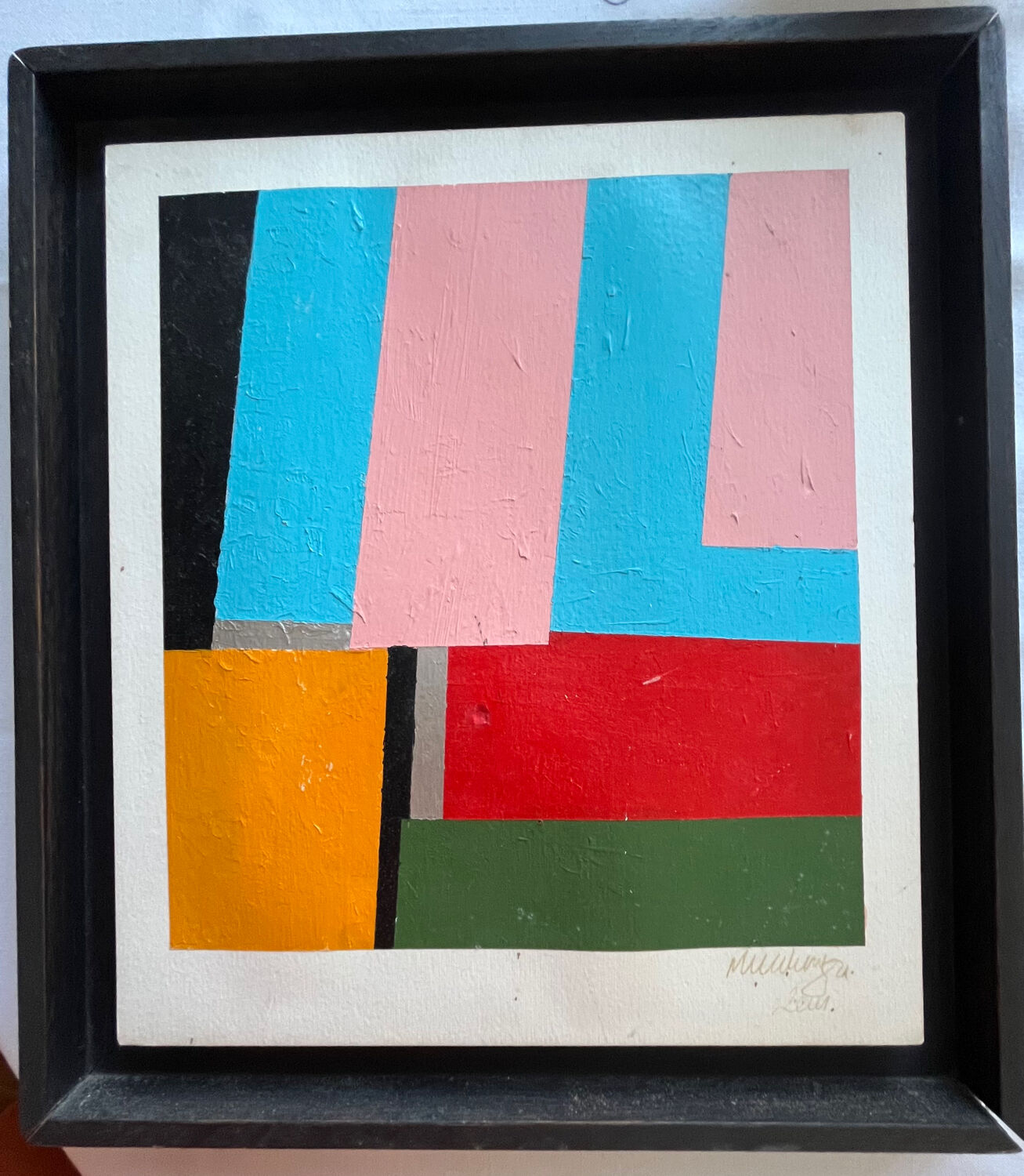 Tableau: oil on panel Contemporary artist