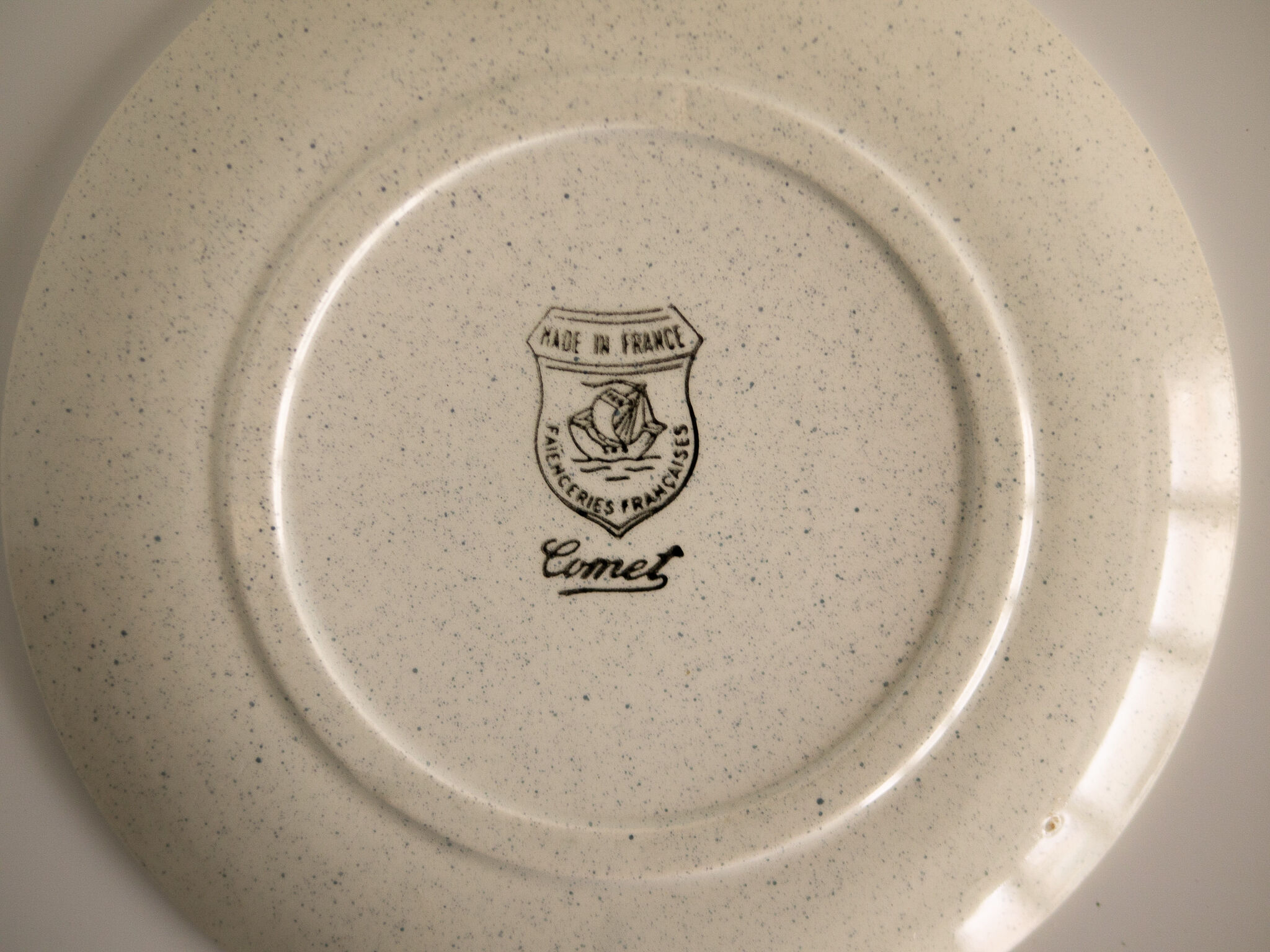 Suite of 4 plates "comet"