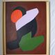 Lovers minimalist couple painting