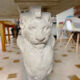 Jean-Charles Moreux style marble and stone table