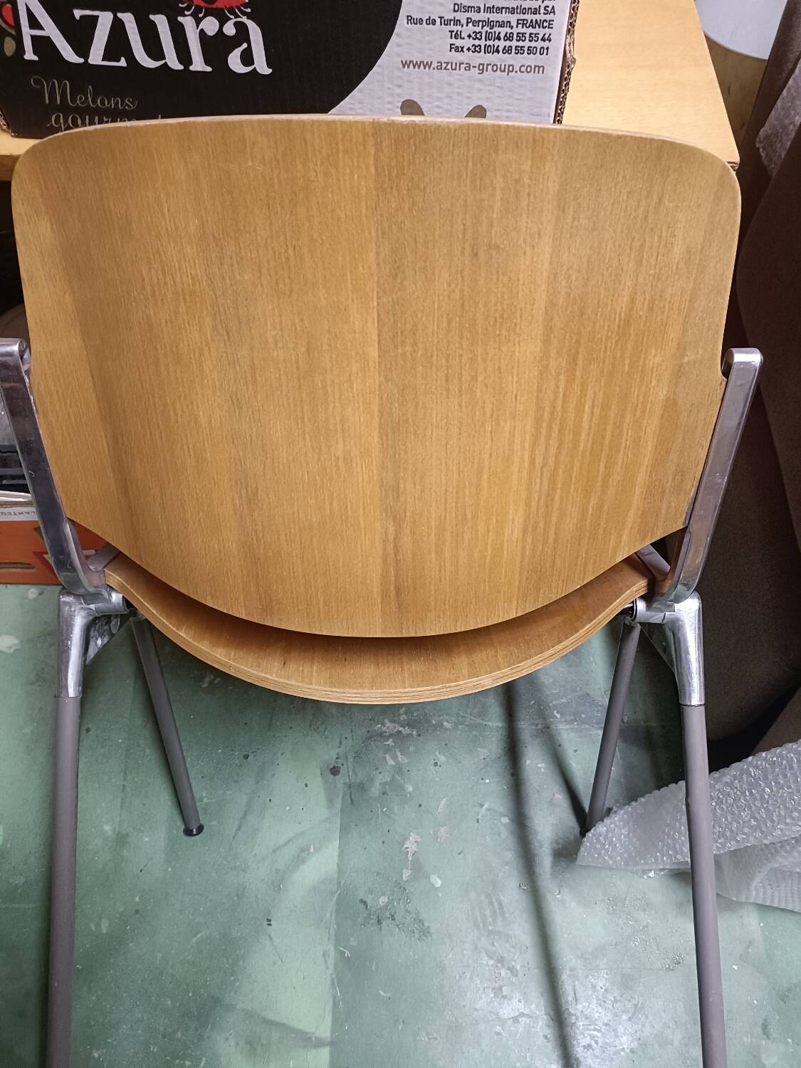 Paire de chaises DC106 Giancarlo Pirretti