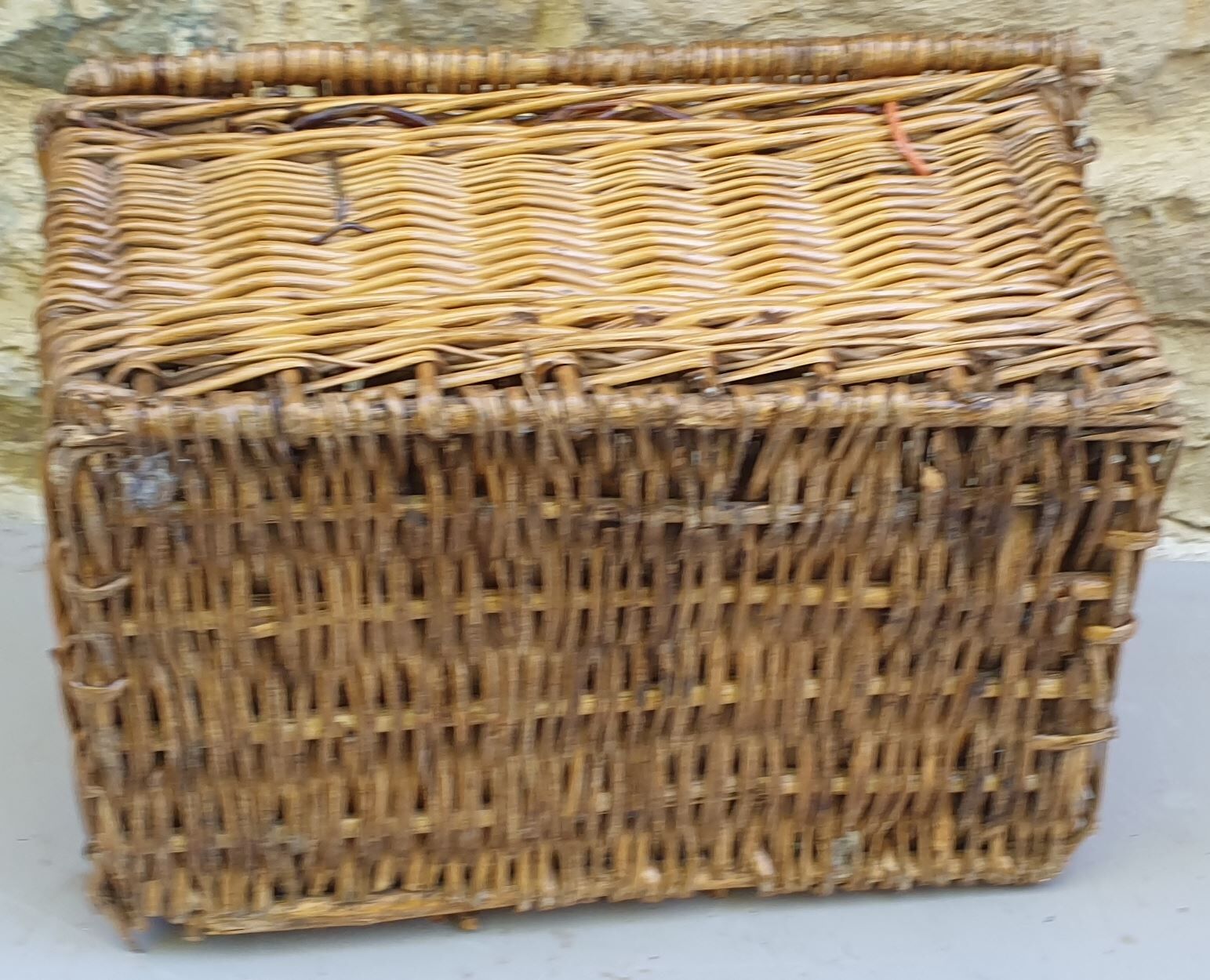 Very old briefcase - wicker meal