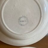 Antique ironstone plates from the coal mines