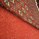Traditionnel tapis vintage en laine rouge persan fait à la main tapis oriental area - 67x138cm