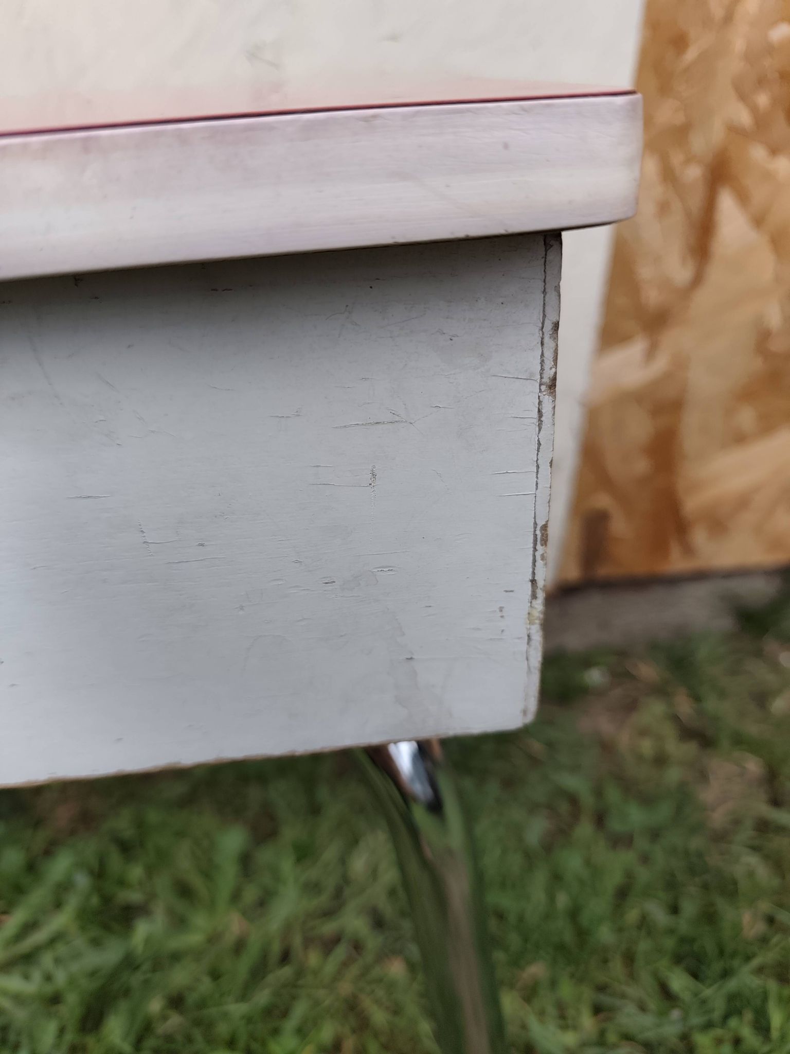 Vintage storage stool