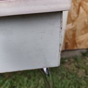 Vintage storage stool