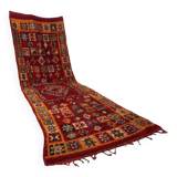 Tapis berbère en laine fait main 521 x 156 cm