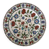 Large ceramic dish Greek IKAROS RHODES – hand-painted – 35 cm