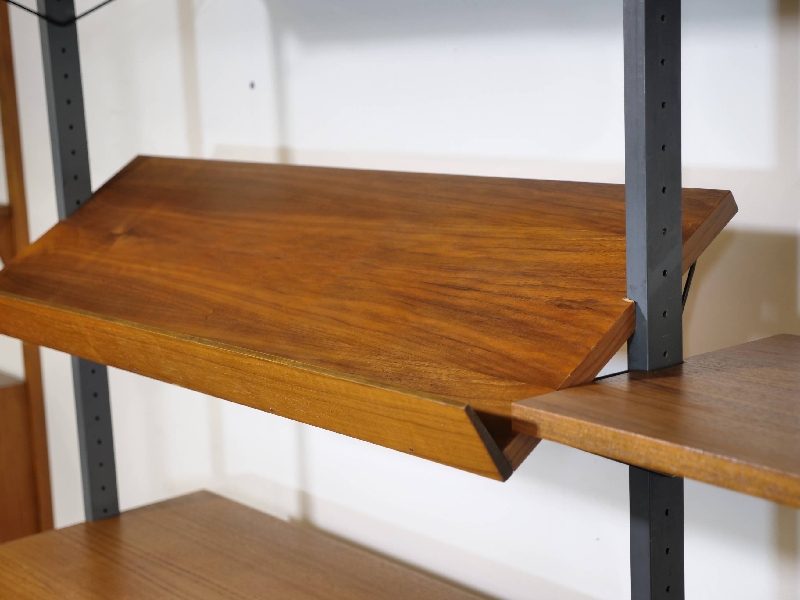 Free Standing Modular Teak Shelving System by Olof Pira, 1960s