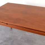 Mid-Century Danish Teak Extendable Dining Table, 1960s.
