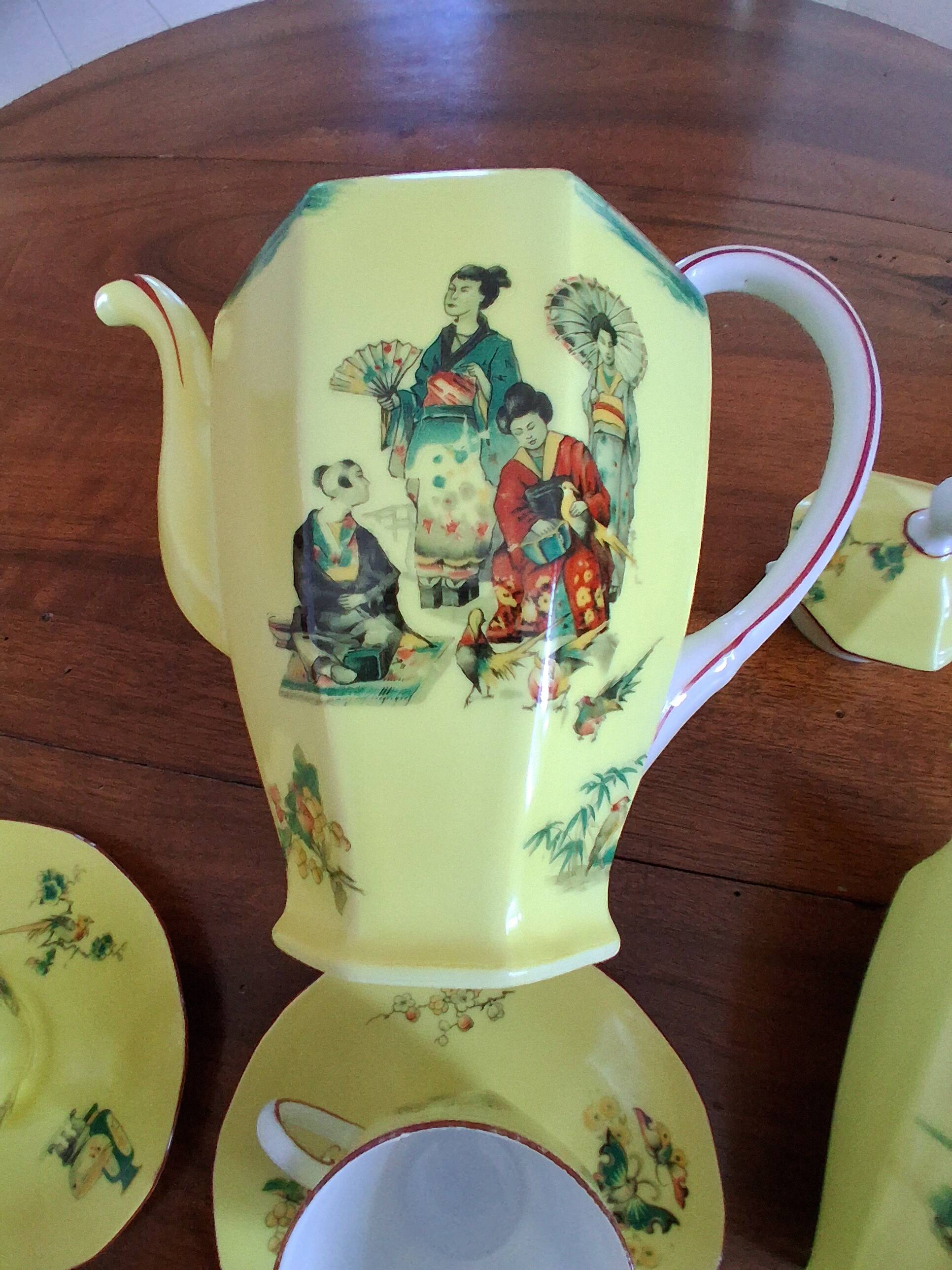 Fine china coffee service