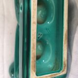 Green candlestick faience 1950s