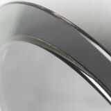 Miroir mural rond en verre 1970