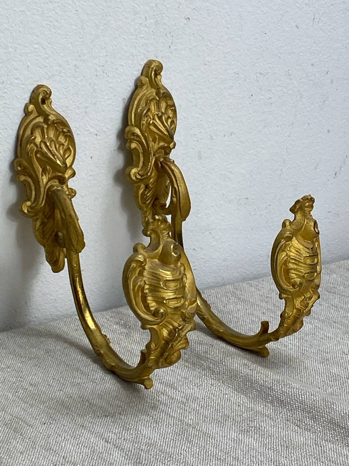Antique bronze coat hooks