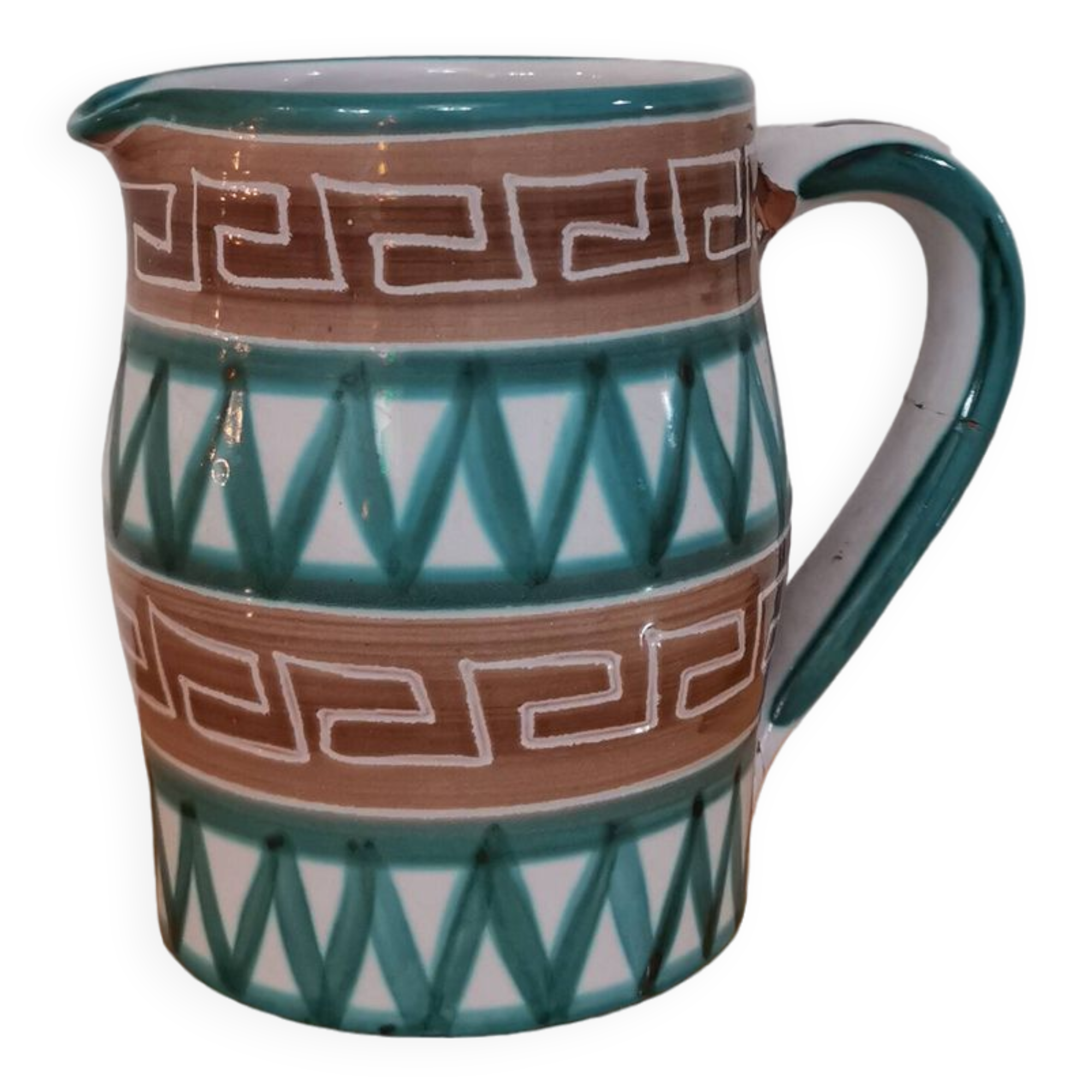 Pitcher signed RP Robert Picault Vallauris Vintage