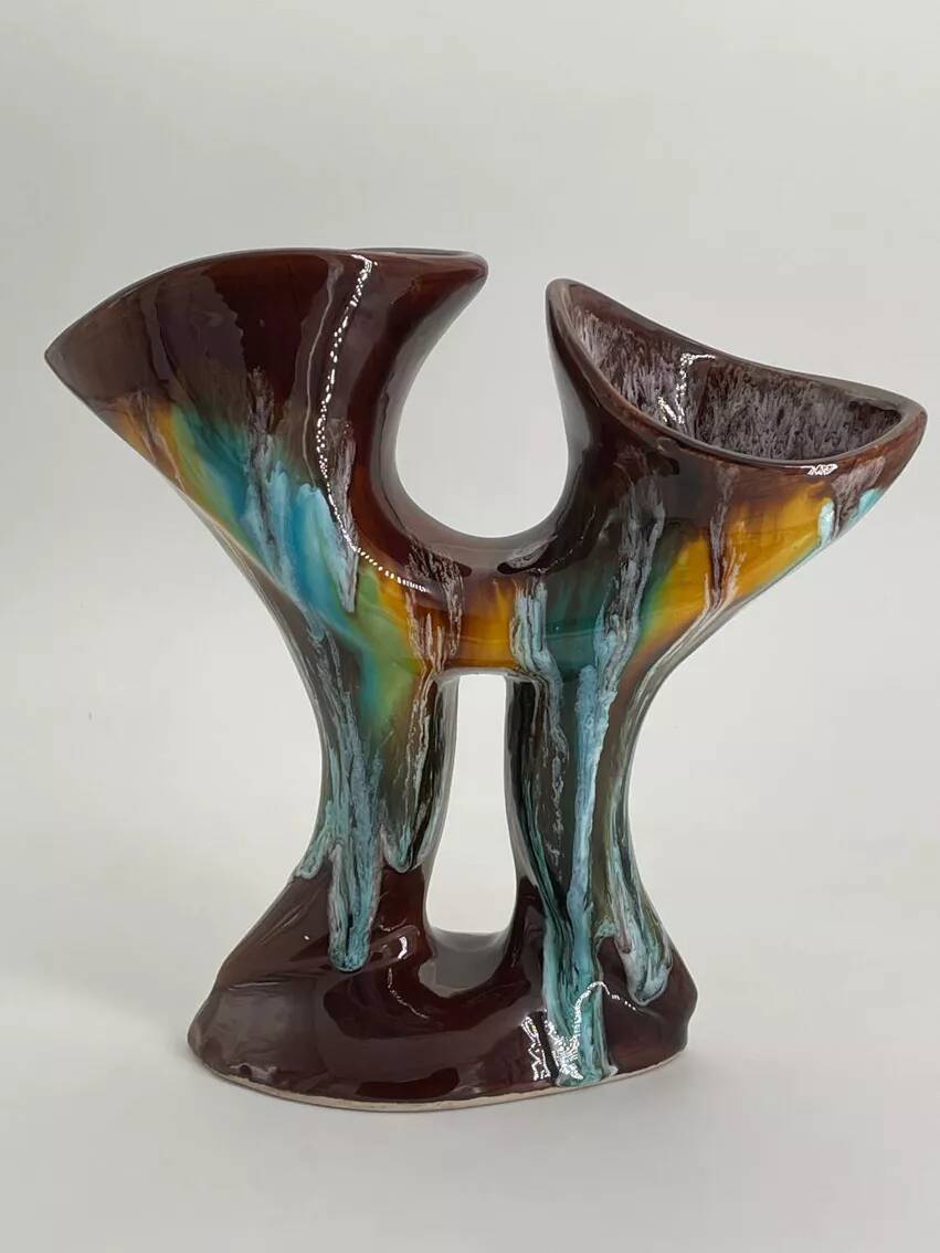 Vallauris vase in ceramic from the 1960s.