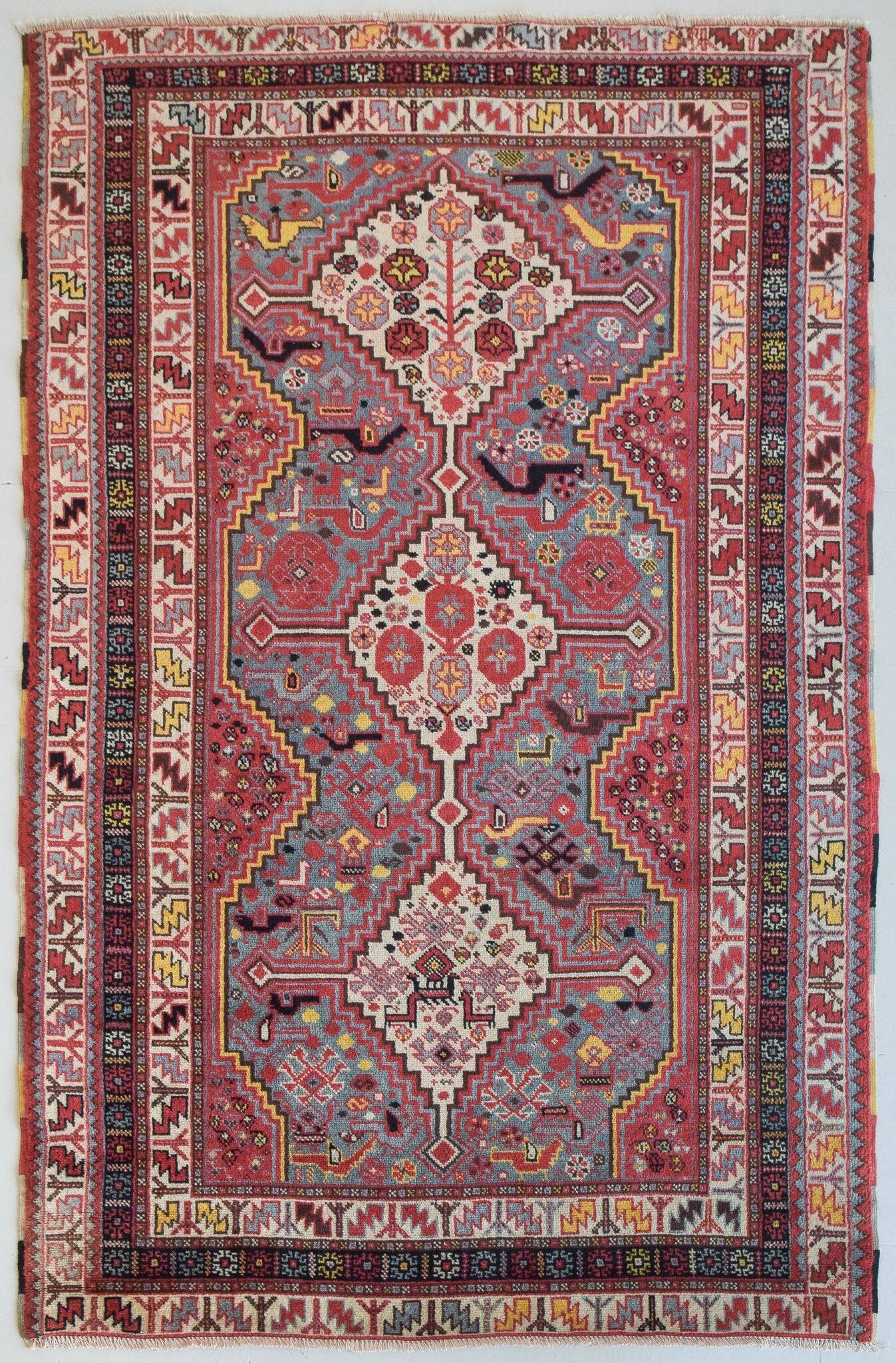 Vintage - Handwoven Azerbaijani Rug