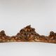 Console en bois sculpté de style Louis XV avec plateau en marbre, France vers 1970